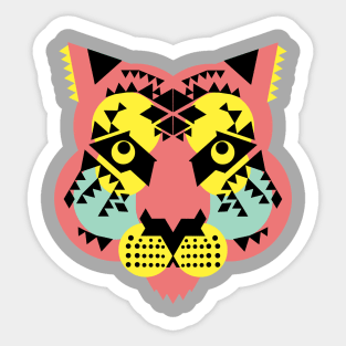 Tiger Face, Original Sticker